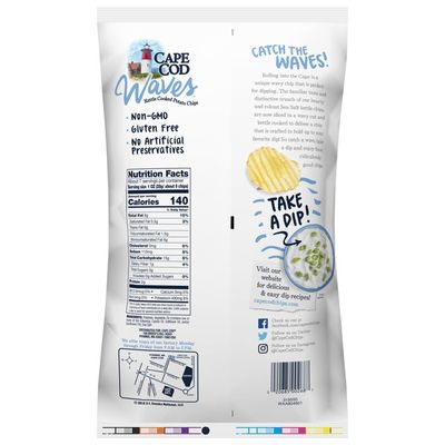 Cape Cod® Sea Salt Waves Kettle Cooked Potato Chips