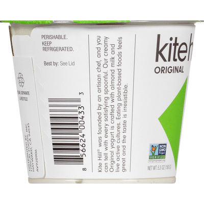 Kite Hill Almond Milk Yogurt, Dairy Free, Key Lime