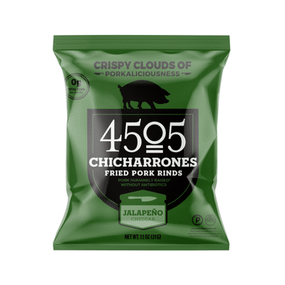 4505 Meats Jalapeno Cheddar Chicharrones, Fried Pork Rinds