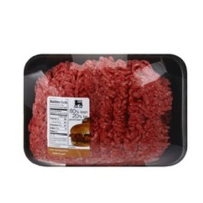 Food Lion Ground Beef Chunk, 80% Lean/20% Fat