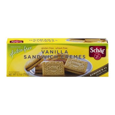 Dr. Schar Vanilla Sandwich Cremes Gluten-Free