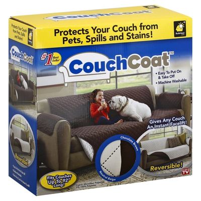 Bulb Head Couch Coat, Chocolate Brown, Neutral Beige