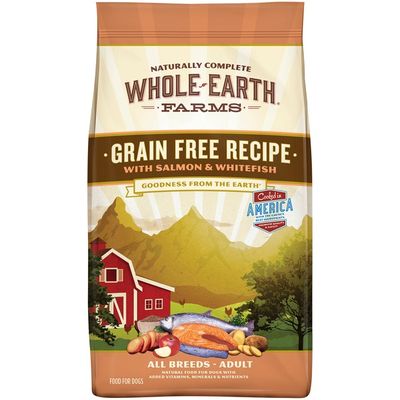 Whole Earth Farms Grain Free Dry Dog Food Salmon & Whitefish Recipe