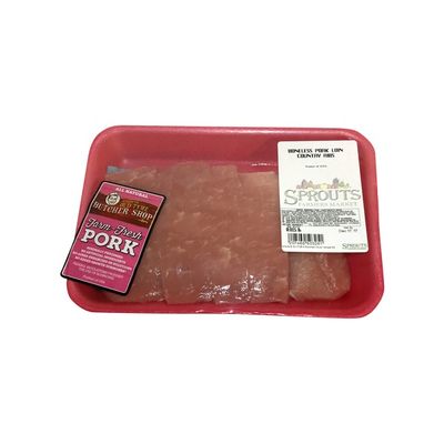 Boneless Pork Loin Ribs, Package