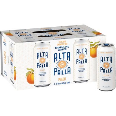 Alta Palla Peach Sparkling Water