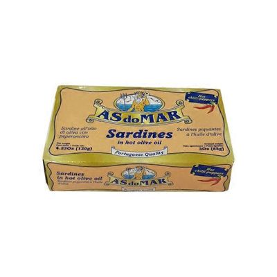 As Do Mar Sardines In Olive Oil With Hot Peppers