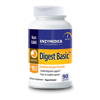 Enzymedica Dietary Supplement, Digest Basic, Capsules, Bottle
