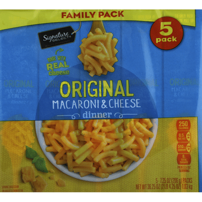 Signature Select Macaroni & Cheese, Original, Family Pack