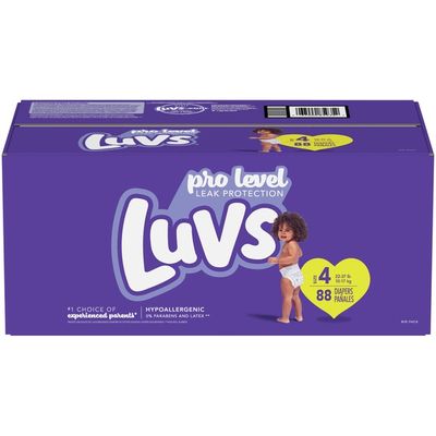 Luvs Pro Level Leak Protection Diapers Size 4