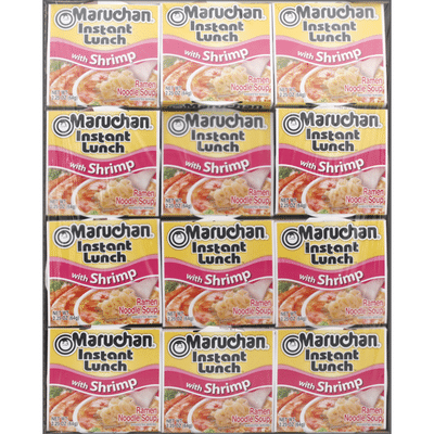 Maruchan Instant Lunch with Shrimp Ramen Noodles and Vegetables