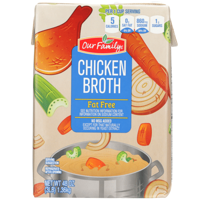Our Family Fat Free Chicken Broth