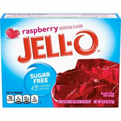Jell-O Raspberry Sugar Free Gelatin Dessert Mix