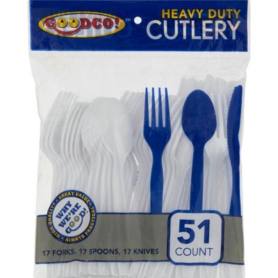 GoodCo! Goodco Cutlery, Heavy Duty, Bag