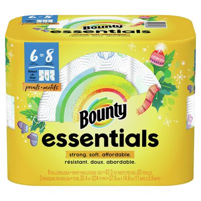 Bounty Select-A-Size Paper Towels, Print