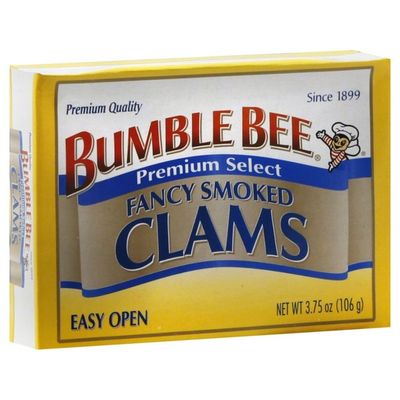 Bumble Bee Clams, Premium Select, Fancy Smoked