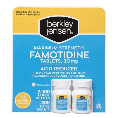Berkley Jensen Maximum Strength Famotidine Acid Reducer Tablets, 20 mg