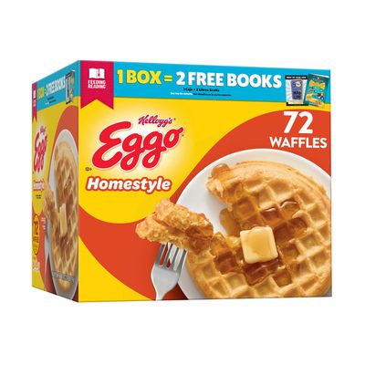 Eggo Frozen Waffles, Frozen Breakfast, Toaster Waffles, Homestyle