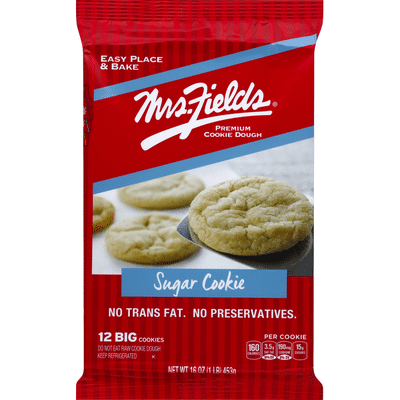 Mrs. Field's Cookie Dough, Premium, Sugar Cookie