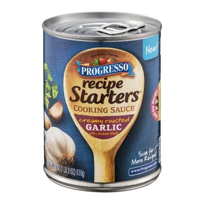 Progresso Recipe Starts Creamy Roasted Garlic Cooking Sauce