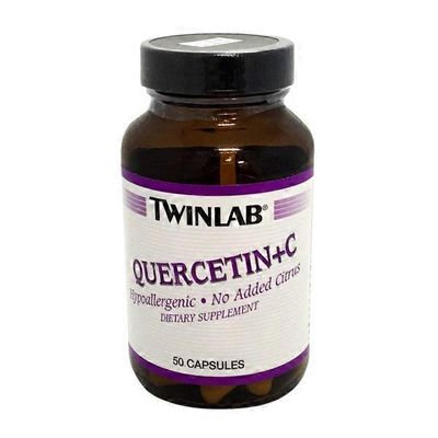 Twinlab Quercetin + C Dietary Supplement Capsules