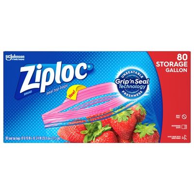 Ziploc Storage Bags Gallon