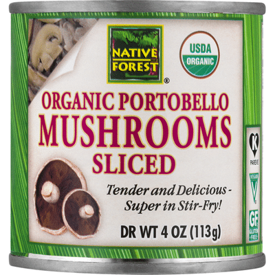Native Forest Organic Portobello Mushrooms Sliced