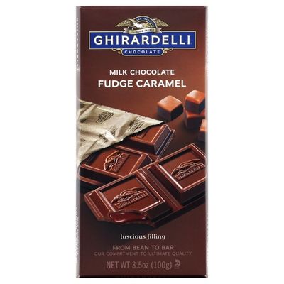 Ghirardelli Chocolate Milk Chocolate, Fudge Caramel