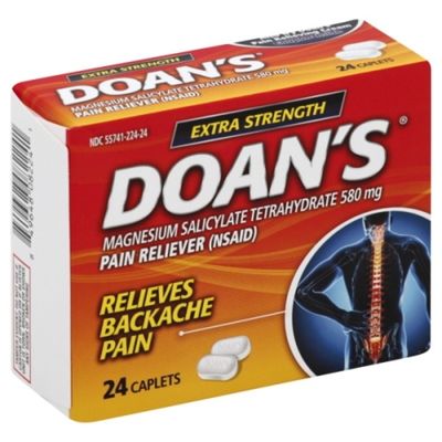 Doan's Pain Reliever, Extra Strength, 580 mg, Caplets