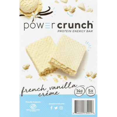 Power Crunch Protein Energy Bar, French Vanilla Creme