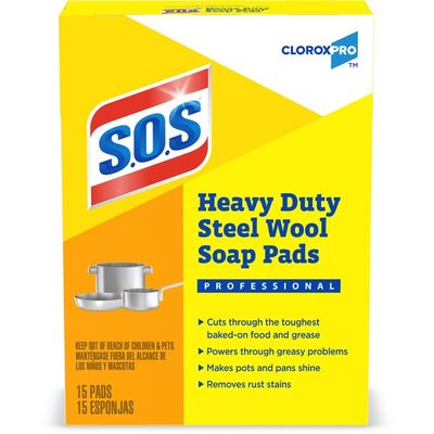 CloroxPro S.O.S Steel Wool Soap Pads