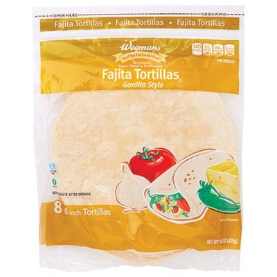 Wegmans Fajita Tortillas, Gordita Style
