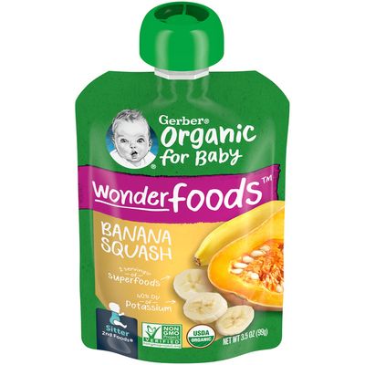 Gerber Organic for Baby Banana Squash Baby Food
