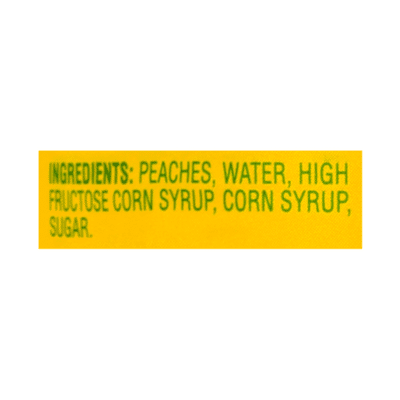 Del Monte Peaches, Sliced