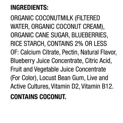 So Delicious Dairy Free Blueberry Coconut Milk Yogurt