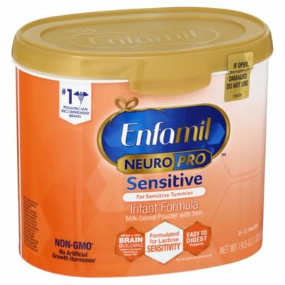 Enfamil® NeuroPro Sensitive Baby Formula - with MFGM & DHA, Formulated for Lactose Sensitivity - Powder Can