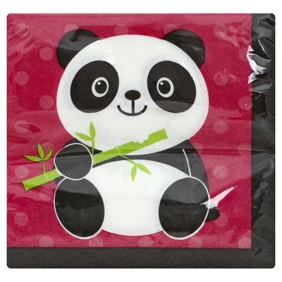 Party Creations Napkins, Panda-Monium, 2 Ply