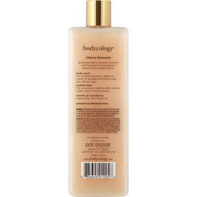 Bodycology Body Wash & Bubble Bath, Cherry Blossom, 2 in 1