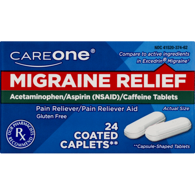 CareOne Migraine Relief Caplets