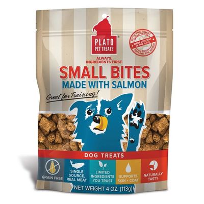 plato salmon dog treats