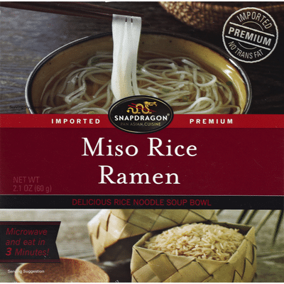 Snapdragon Rice Ramen, Miso