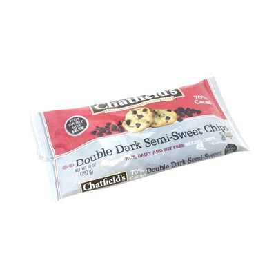 Chatfield's Semi-Sweet Chips, Double Dark, 70% Cacao