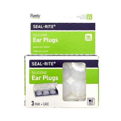 Flents Soft Silicone Ear Plugs + Case Maximum Protection