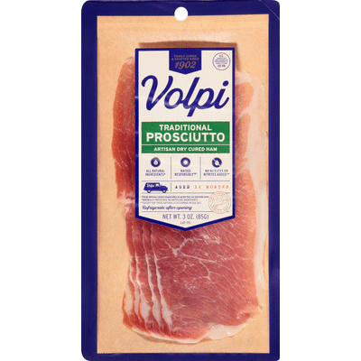 Volpi Ham, Traditional Prosciutto, Artisan Dry Cured