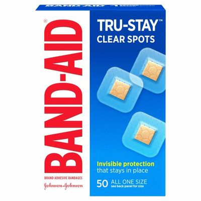 Band-Aid Brand Adhesive Bandages, Tru-Stay Clear Spots, All One Size