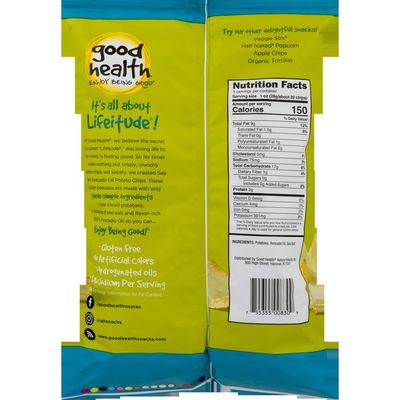Good Health Kettle Style Chips Avocado Oil Sea Salt