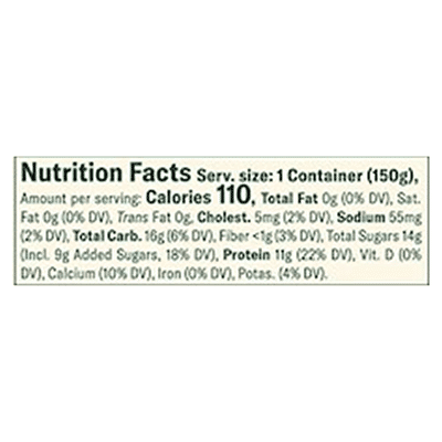 Chobani Yogurt, Greek, Non-Fat, Blueberry on the Bottom