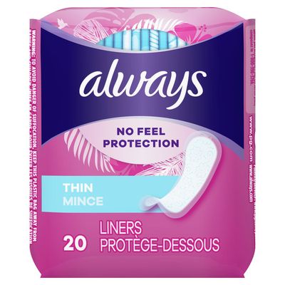 Always Thin No Feel Protection Regular Absorbency Unscented