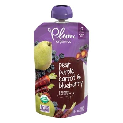 Plum Organics Pear, Purple Carrot & Blueberry Baby Food