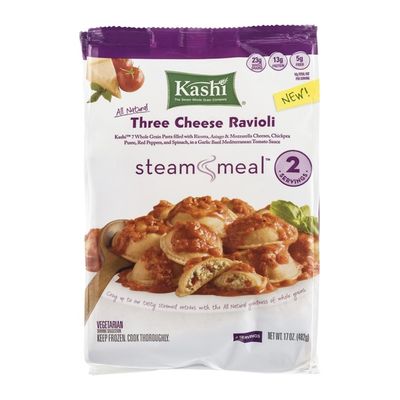 Kashi Steam Meal Three Cheese Ravioli