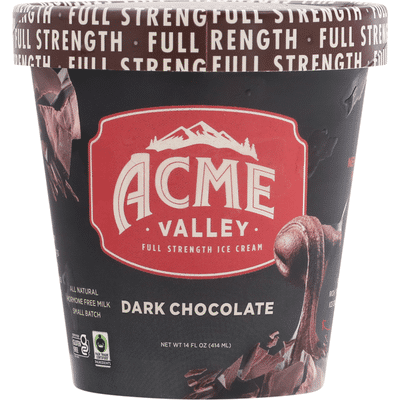 Acme Valley Ice Cream, Dark Chocolate